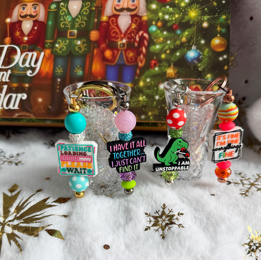 Beadable Keychain Advent Calendar