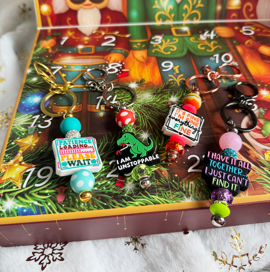 Beadable Keychain Advent Calendar