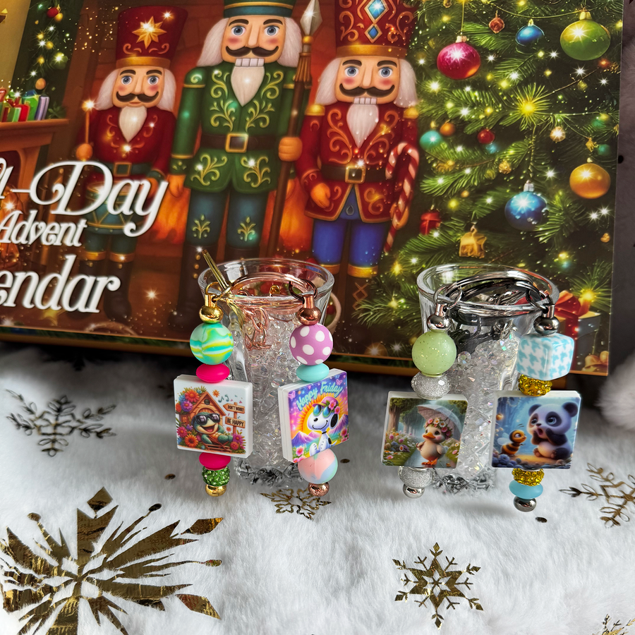 Beadable Keychain Advent Calendar