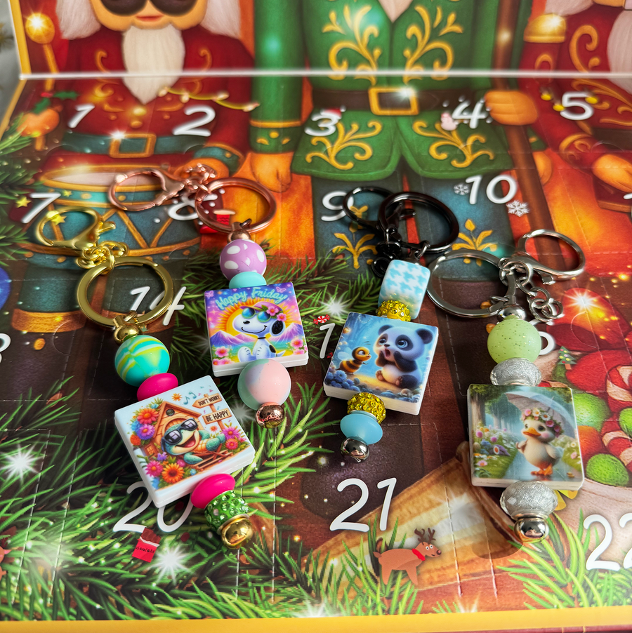 Beadable Keychain Advent Calendar