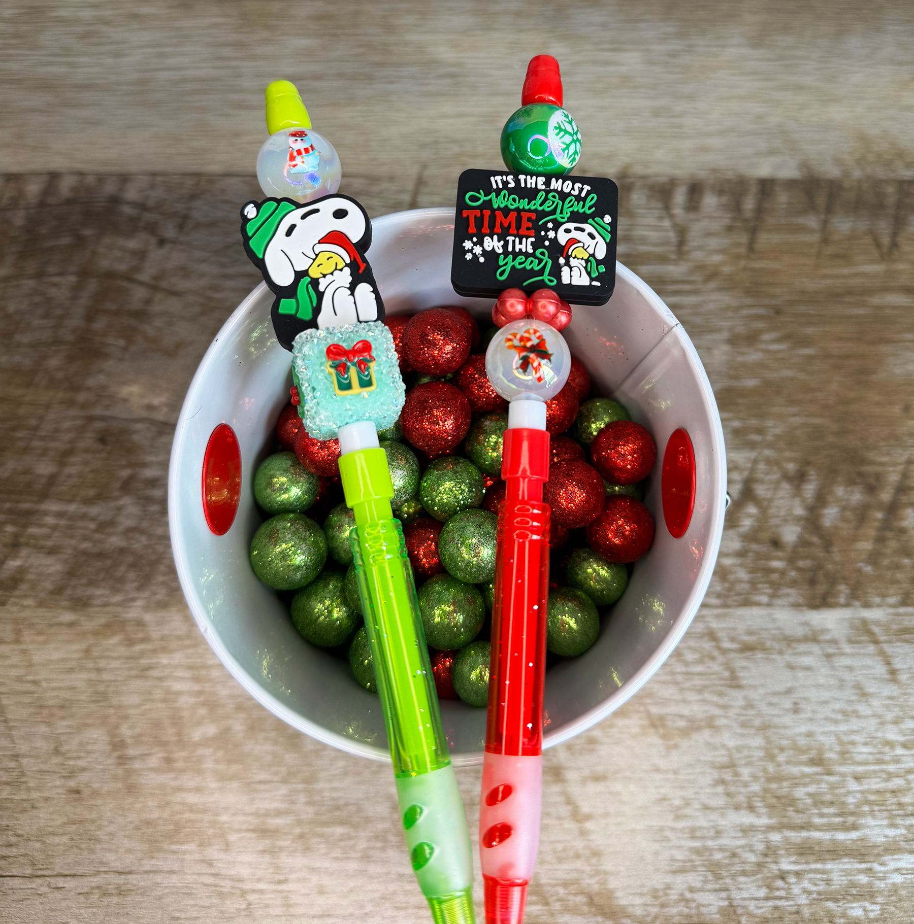 Christmas Pup Duo Beadable Bundle Kit