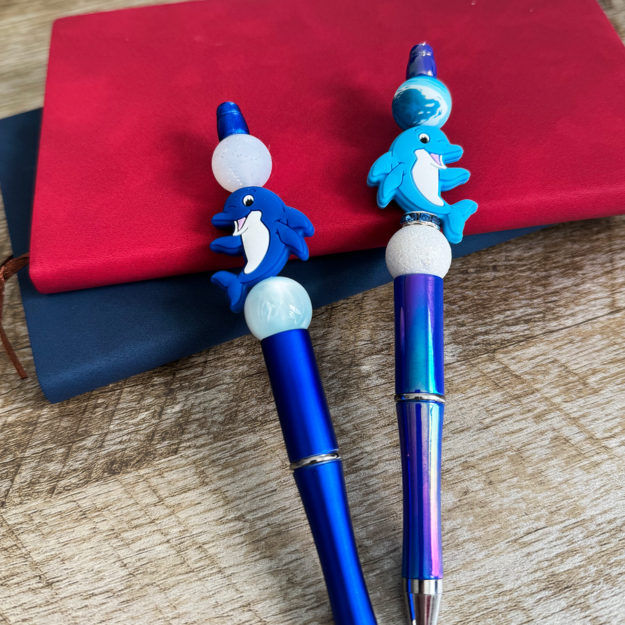 Dolphin Dazzle Beadable Pen Kit