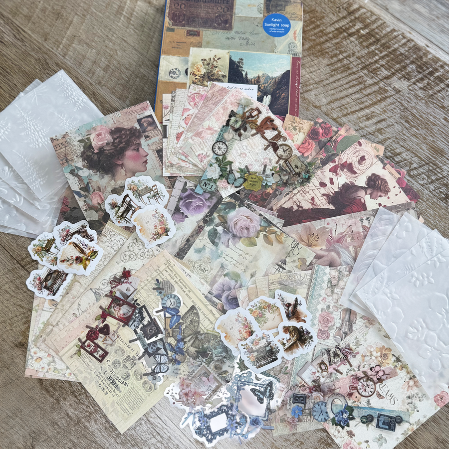 Vintage Beauty Journal Kit